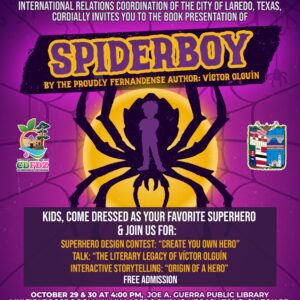 Flyer Spiderboy Book CD FDZ Oct 2025