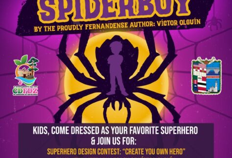 Flyer Spiderboy Book CD FDZ Oct 2025