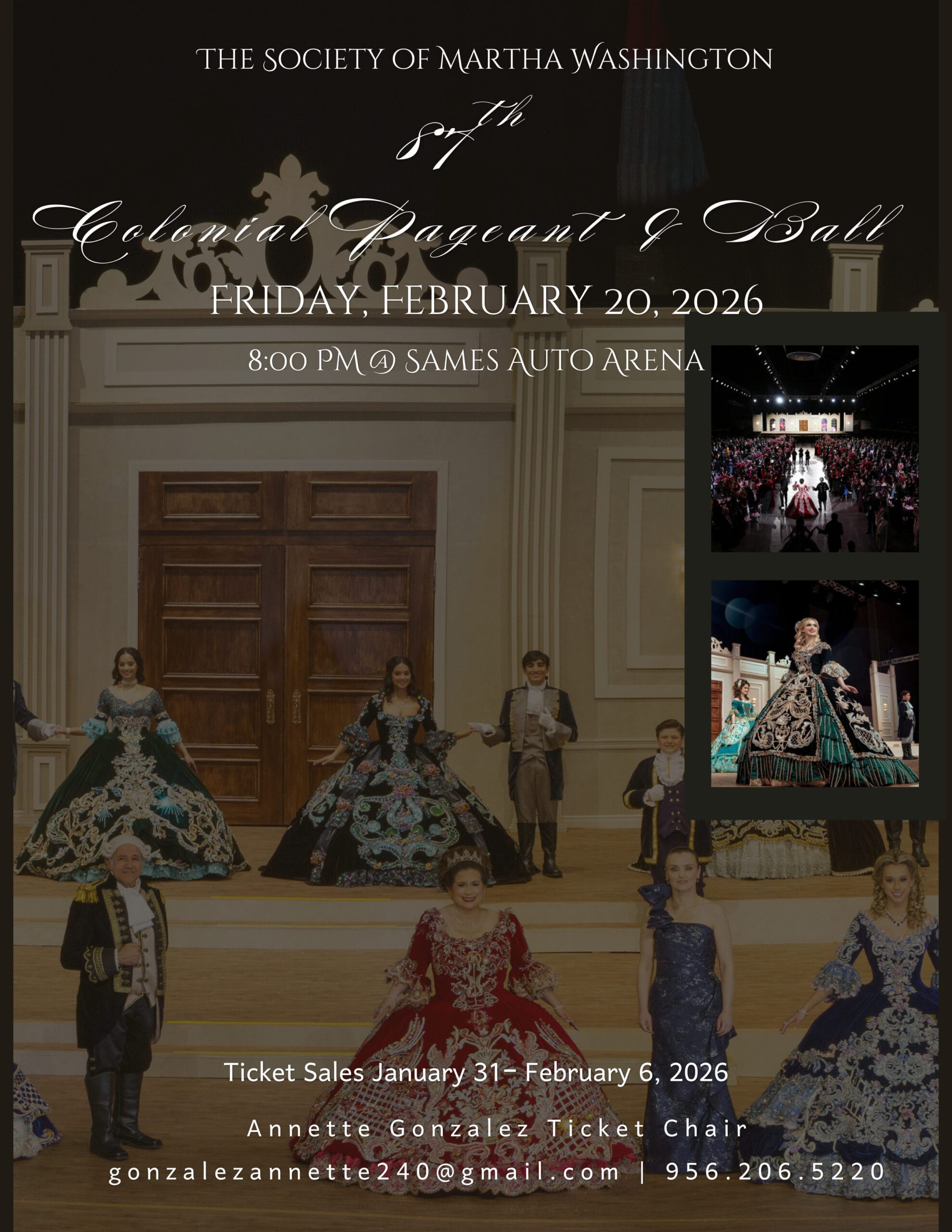 2026 SMW 87th Colonial Pageant Ball Event Flyer scaled