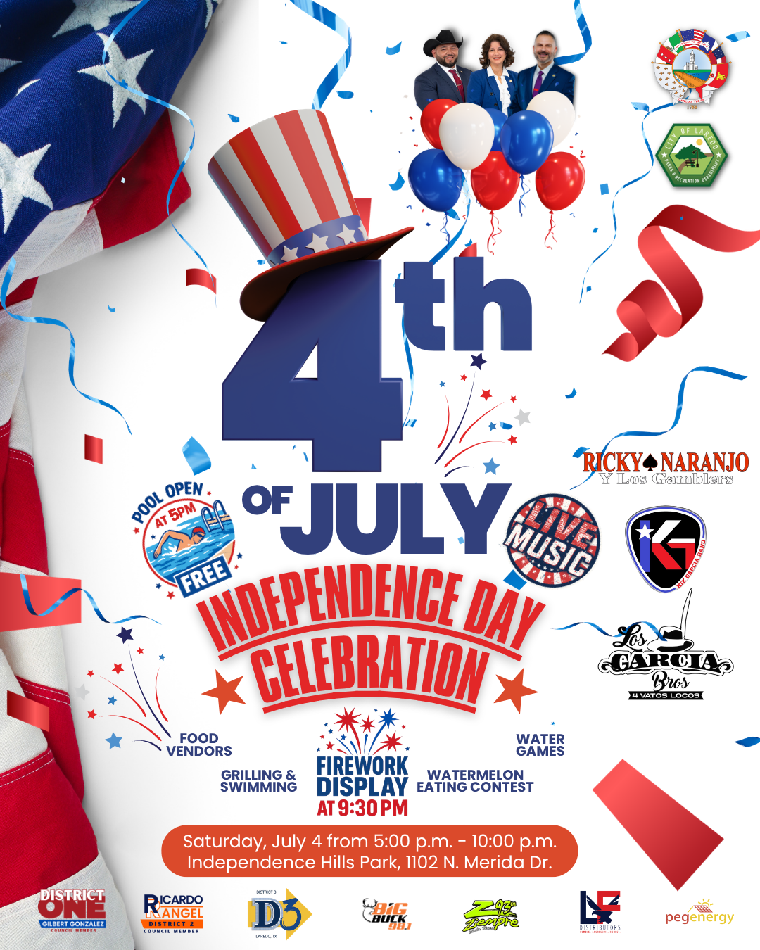 D1 D2 D3 Independence Day Celebration 2026